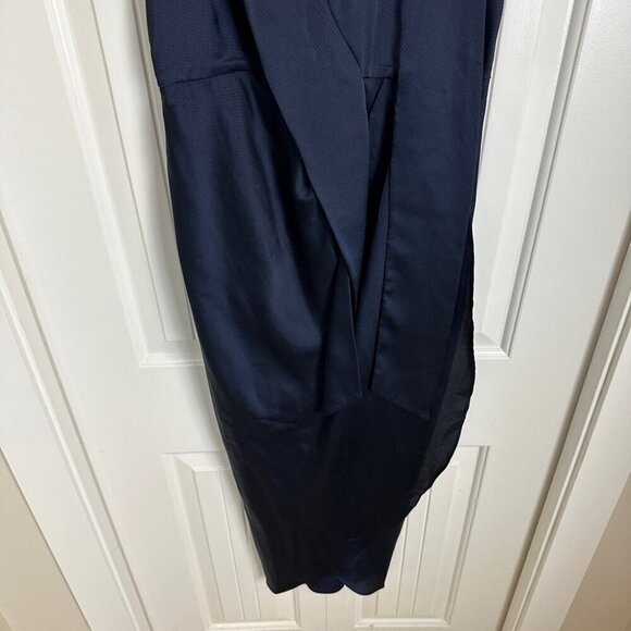 Ted Baker London Navy Blue Long Midi Dress Women’s Size 1 - Picture 8 of 15